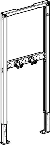 Geberit Duofix Bade-/ Duschwanne 112 cm, für AP-Armatur