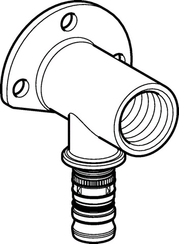 Geberit Mepla Armaturen-Anschlusswinkel 90° (Rg)