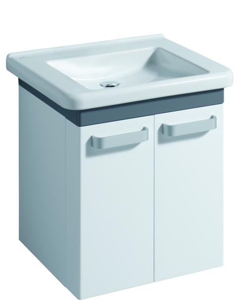 Keramag Waschtisch, unterfahrbar Dejuna, o. HL, ohne ÜL, 650x550mm