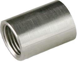 Edelstahl Muffe 333, aus Guss, V4a
