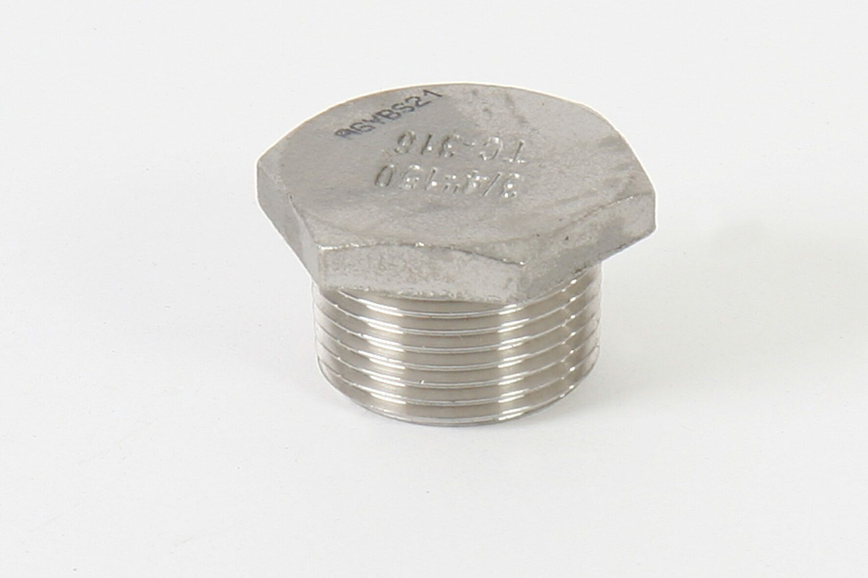 Edelstahl Stopfen 6-kt., 330, V4a