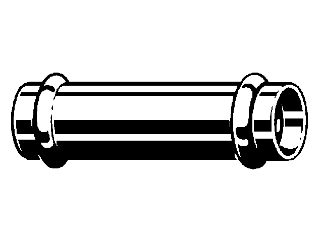 Viega Profipress Schiebemuffe, Mod. 2415.3, aus Kupfer