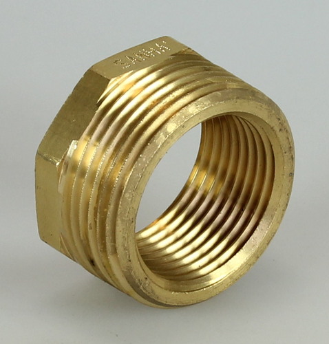 Suevia Red.-Stück Messing, 1" x 11/4", IG/AG, Nr. 102.1235, zu Heizgerät
