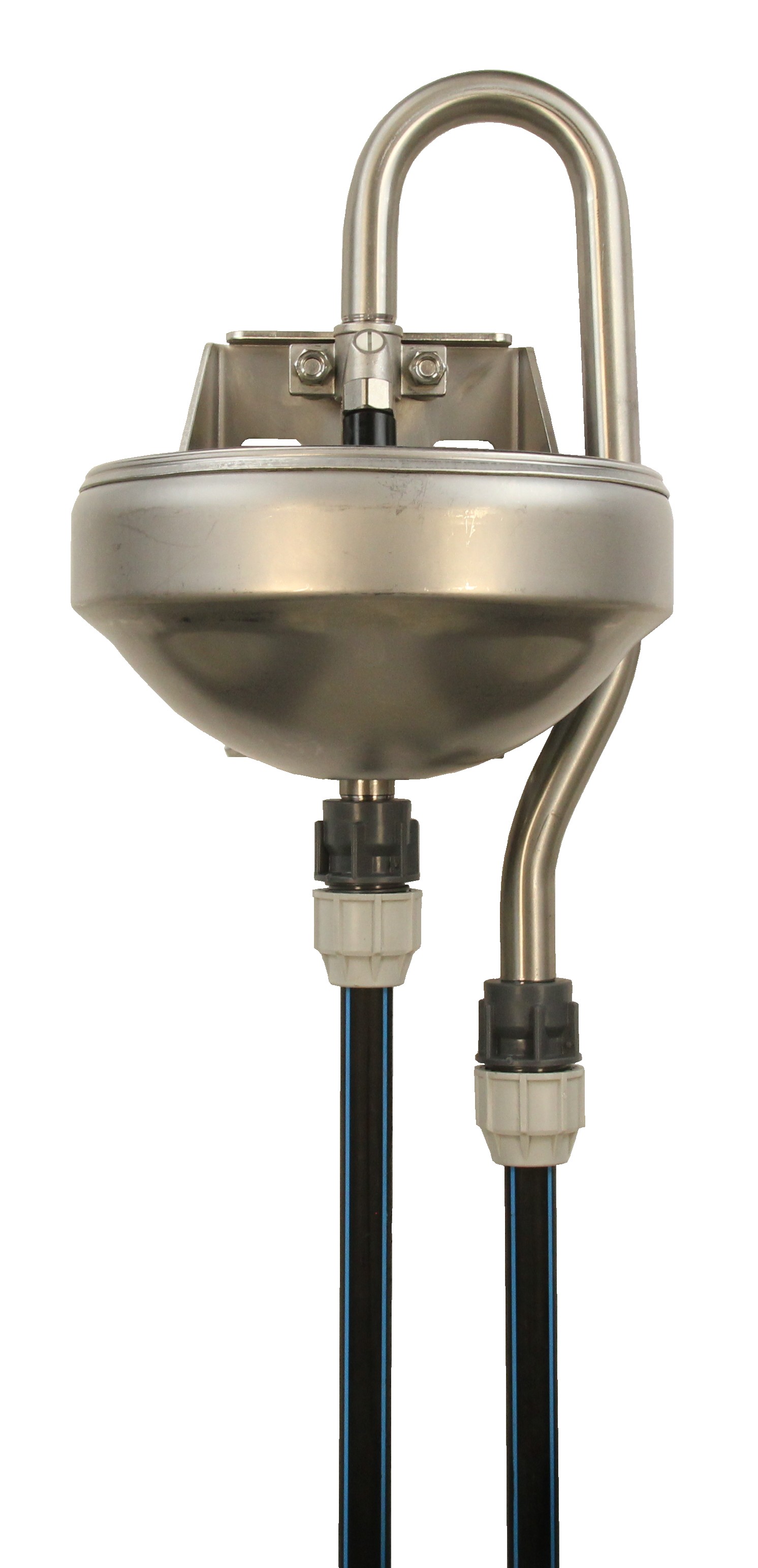 Suevia Tränkebecken Mod. 1220-VA3/4", Art.-Nr. 100.1229, aus Edelstahl, Edelst.-Rohrventil
