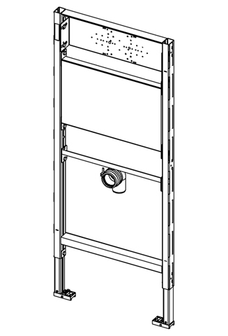 TECEprofil Waschtischmodul BH 1120mm, für Ausgussbecken