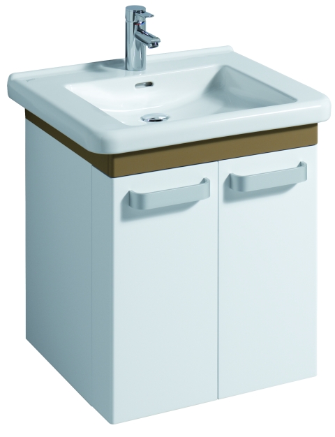 Keramag Waschtisch, unterfahrbar Dejuna mit Überlauf, 650x550mm