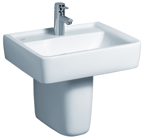 Keramag Waschtisch Renova Nr. 1 Plan 222257 550x440mm ohne Überlauf