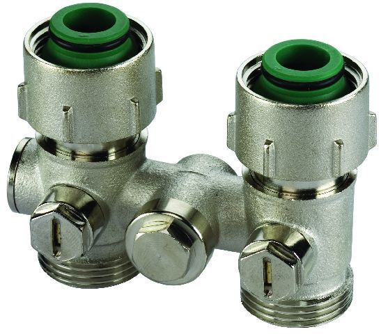 Simplex Einrohrarmatur D2/50 f. Ventil-HK m. 3/4" AG