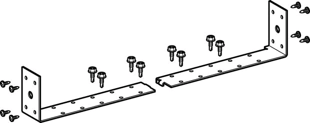 Geberit Duofix Elementwinkel f. Metallständer mit Abstand 50-57,5 cm