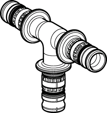 Geberit Mepla T-Stück (PVDF)