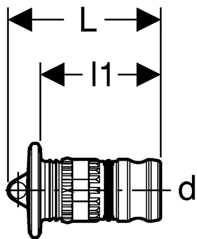 Geberit Mepla Rohr-Endstopfen (PVDF)