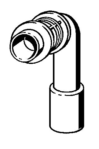 Viegaswift Ablaufbogen 8113.21, DN 40/50, 331160, f. Einb. WT-Moduls, T: 75mm