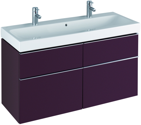 Keramag Waschtisch iCon, mit zwei Hahnlöchern 1200x485mm