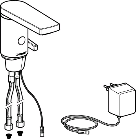 Geberit HyTronic186 WT-Armatur (IR/Netz) mit Mischhebel