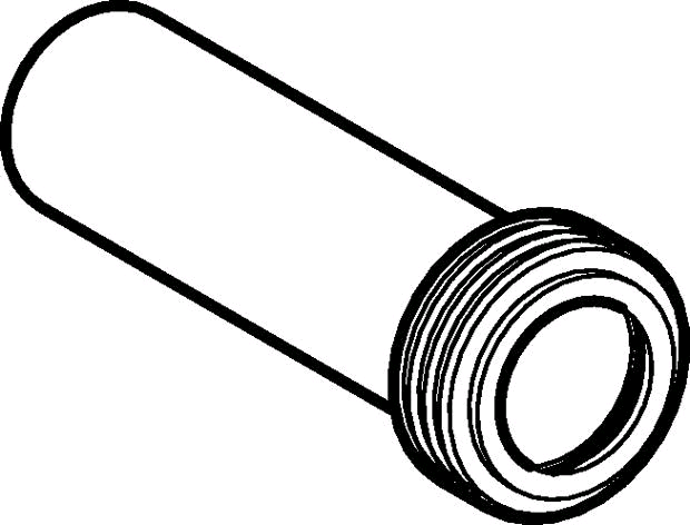 Geberit Einlaufmanschette di 55 mm mit Gummidichtung für Stutzen