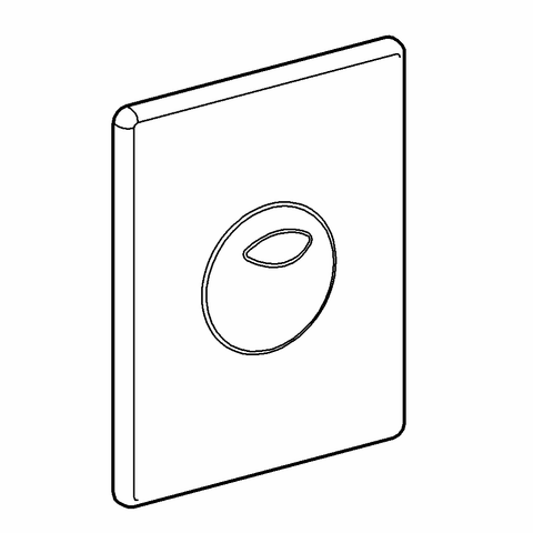GROHE WC-Betätigung Skate 38862 für AV1 2-Mengen o. Start/Stopp Bet.