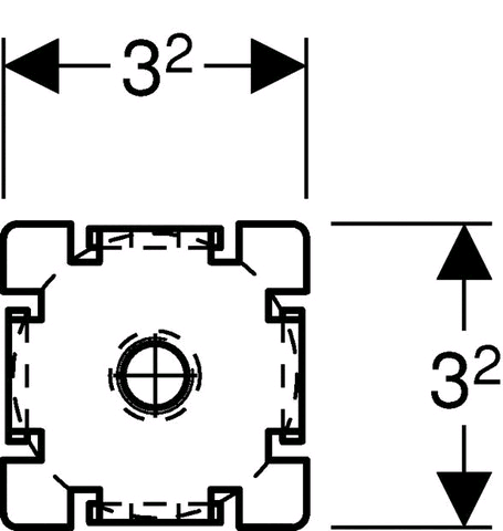 Geberit GIS Set für Wannenverkleidungen
