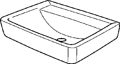 Keramag Handwaschbecken Renova Nr. 1 Plan 272151 500x380mm