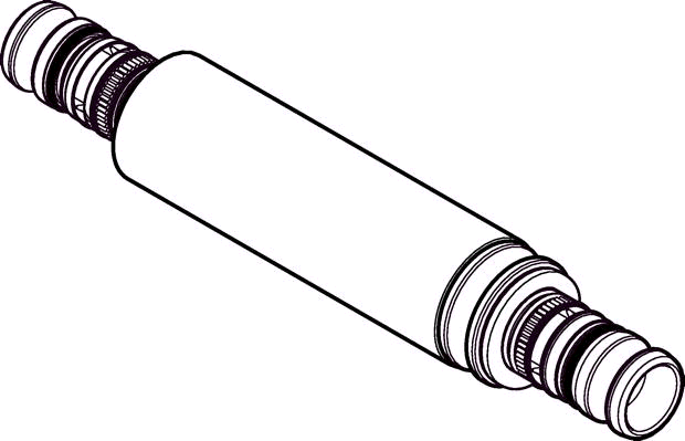 Geberit Mepla Reparatur-Kupplung Rotguss