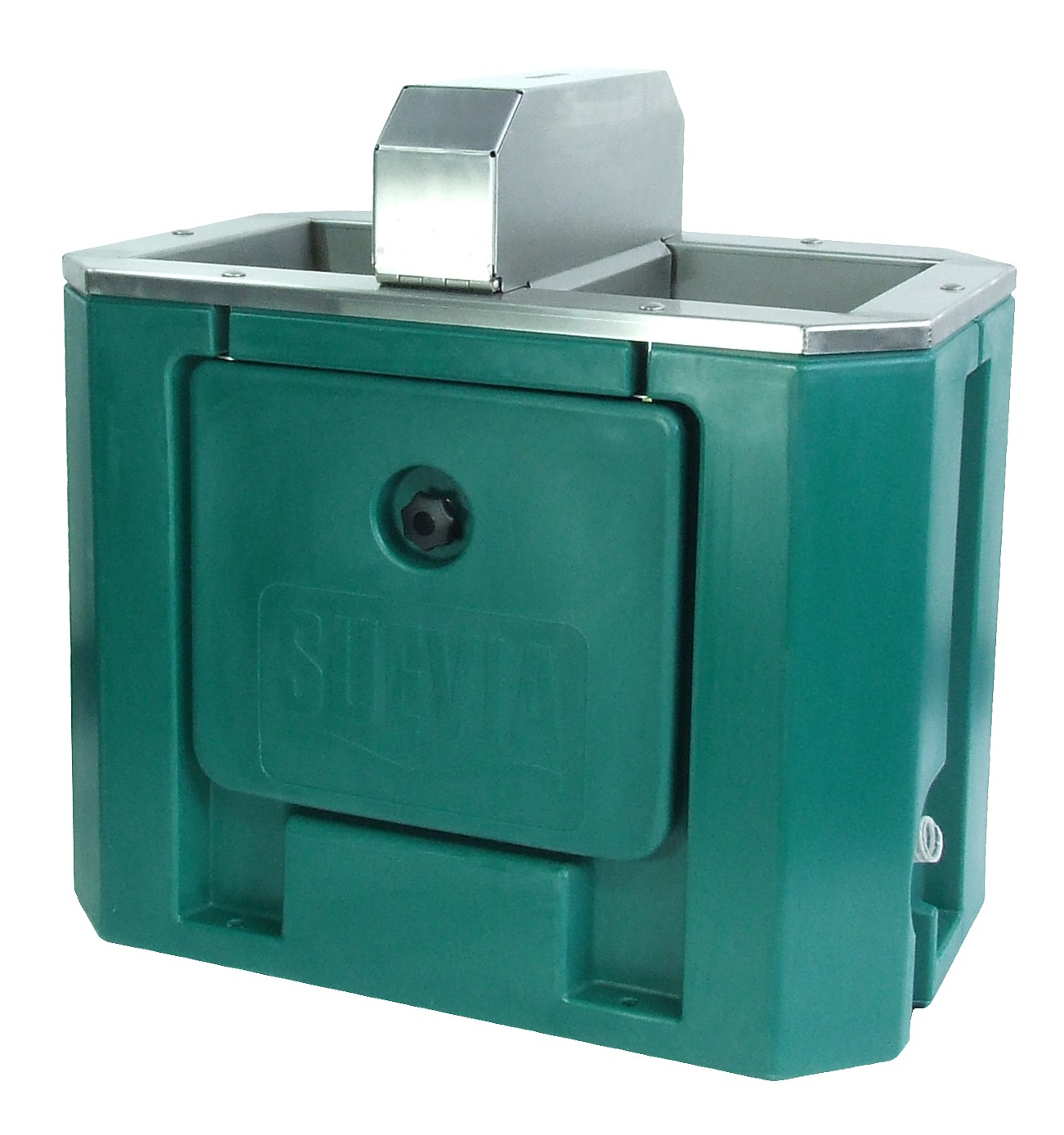 Suevia ISO-Tränke Mod. 6621-SIBIRIA, Art.-Nr. 130.6621, zwei Tränkstellen, 24 V, 380 W, m. Schwimmer