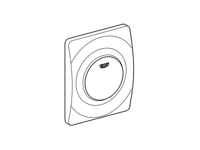 GROHE Urinal-Betätigung Surf 38808 FMS für manuelle Betätigung