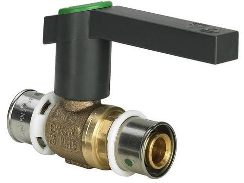 Viega Easytop Kugelhahn, Mod. 2170, aus Rotguss, m. Sanfix-P-Anschluss