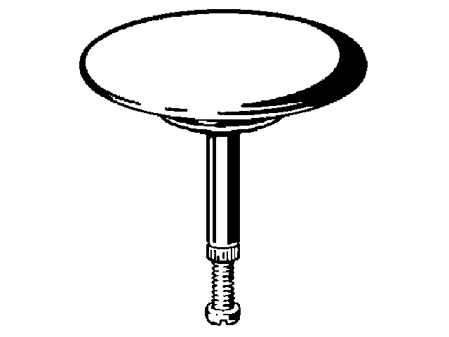 Viega Ventilkegel Visign M/MT 3/4 6168-035, 215392, f. Ab-u. Überlaufgarnitur, verchr.