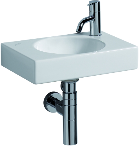 Keramag Handwaschbecken Preciosa II 400x280mm, ohne ÜL HL rechts, 273240