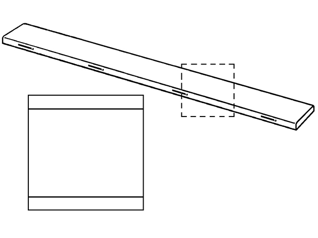 Viega Designrost Visign ER3, Mod. 4971.11, glaenzend