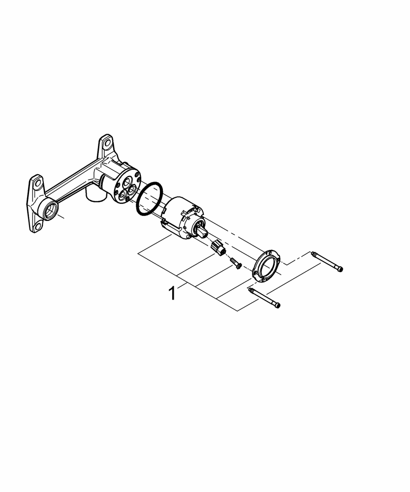 Grohe Unterputz-Einbaukörper 33769 für Atrio und Tenso 2-Loch Waschtisch-Wandbatterie