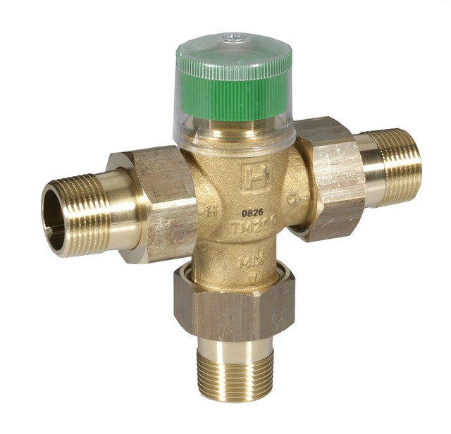 Honeywell Wassermischer TM200, thermostatisch, Messing A, DN 20 (3/4")