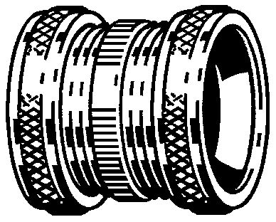 Viega Kupplung, Mod. 5972.153, verchromt