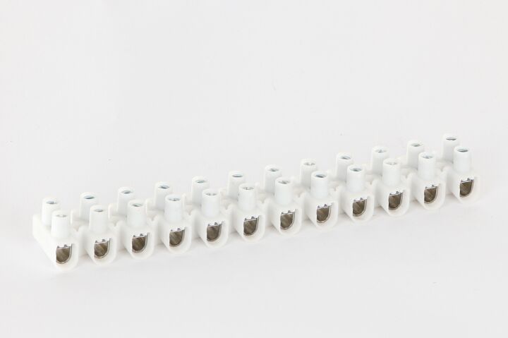 Leiste Lüsterklemmen 6 mm² 12-pol.