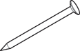 Kupfer-Rinnennägel 4.2 x 65 mm
