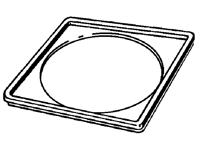 Viega Renovierungsrahmen 4949.4, 100x100mm, 627027, zum Einbau in neuen Fliesenbelag