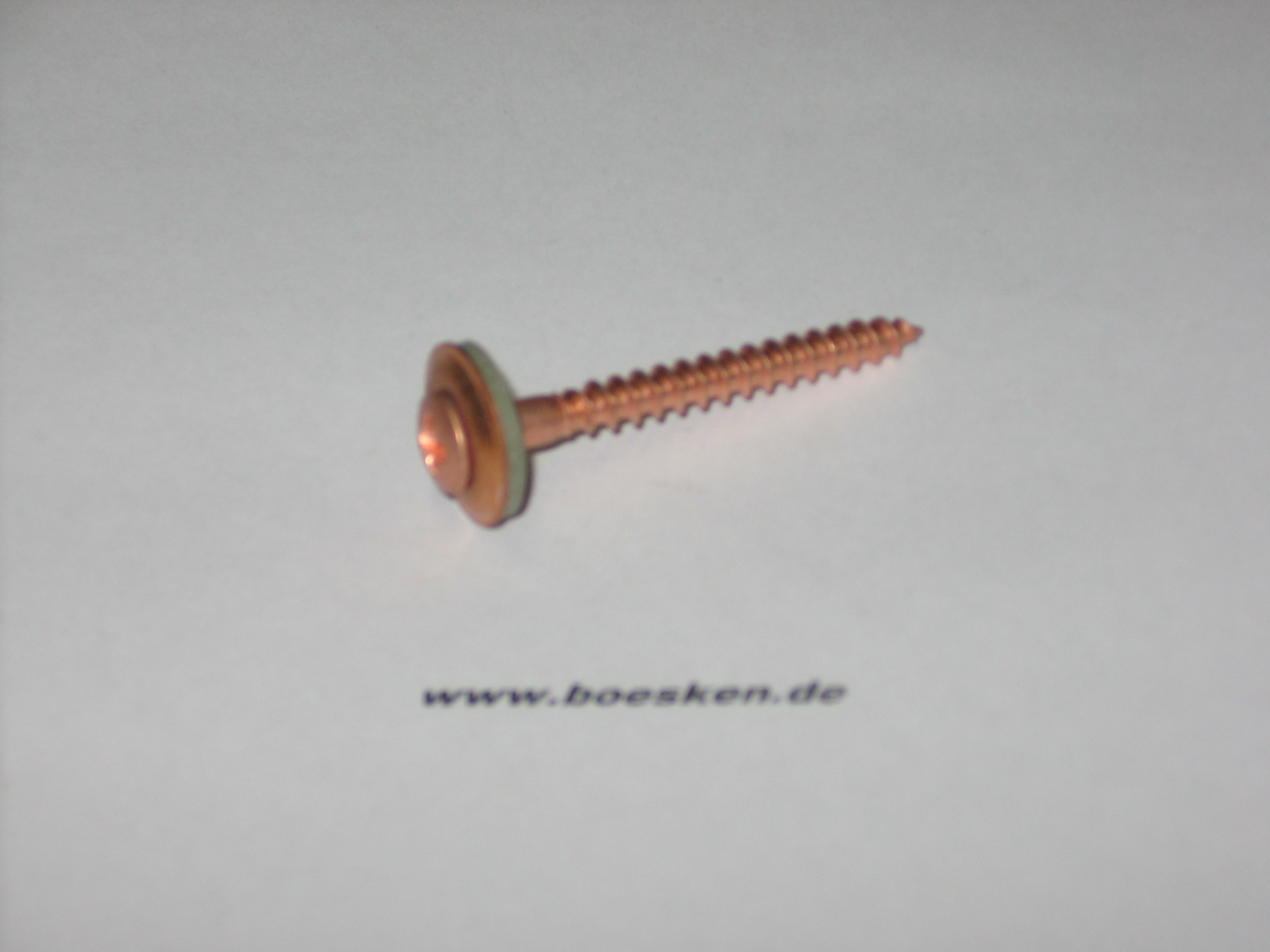 Kupfer-Spenglerschraube, Dichtscheibe 15 mm
