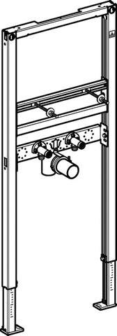 Geberit Duofix Waschtisch 112 cm, für Einlocharmatur