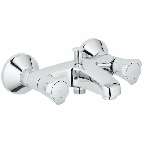 Grohe Zweigriff-Wannenbatterie Costa 25450 DN15 Wandmontage chrom