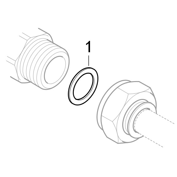 Geberit Mepla Verschraubung flachdichtend (Rg)