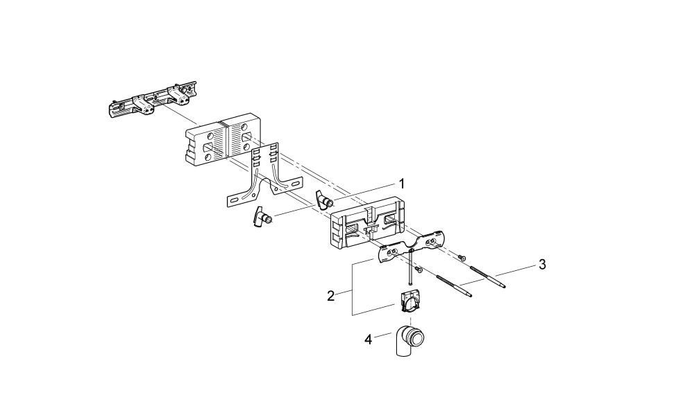 Grohe Uniset für Bidet 37578 ohne Tragestützen