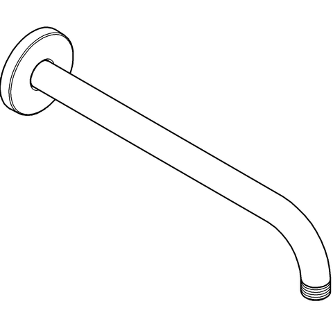 Grohe Brausearm Rainshower modern 28576 DN15 Ausladung 282 mm chrom