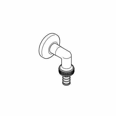 Grohe WAS-Schlauchanschlußbogen 41125 DN15 für Unterputzmontage chrom