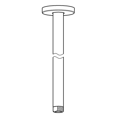 Grohe Deckenauslass Rainshower 28497 Länge 292mm chrom