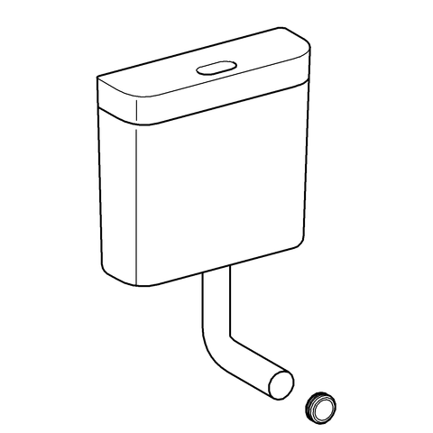 Grohe WC-Spülkasten 37355 Aufputz alpinweiß