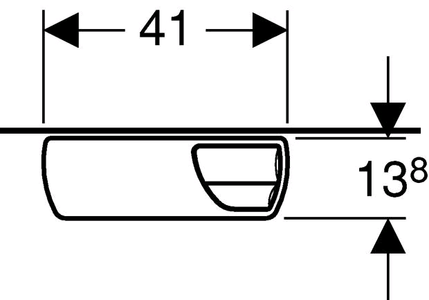 Geberit Aufputz-Spülkasten AP140 mit 2-Mengen-Spülung halbhochhängend
