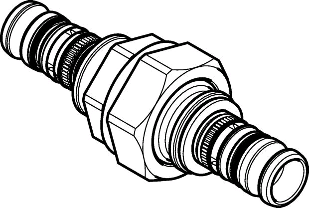 Geberit Mepla Verschraubung flachdichtend (Rg)