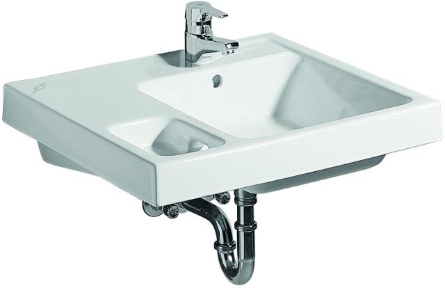 Keramag Waschtisch Schule 162700 600x550mm, mit Hahnloch