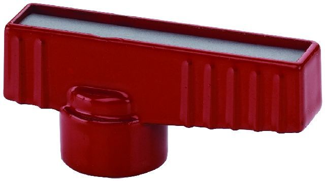 Simplex Flügelgriff f. KFE-Kugelhähne 1/2" + 3/4", Heizung (rot)