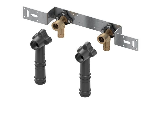 TECElogo Montageeinheit mit Wandscheiben, Stichmaß 150 mm, RG, 20 x Rp 1/2"