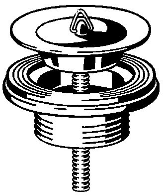 Viega Uni-Stopfenventil 5121.3, 11/4 x 60mm, 101299, Unterteil Kunststoff